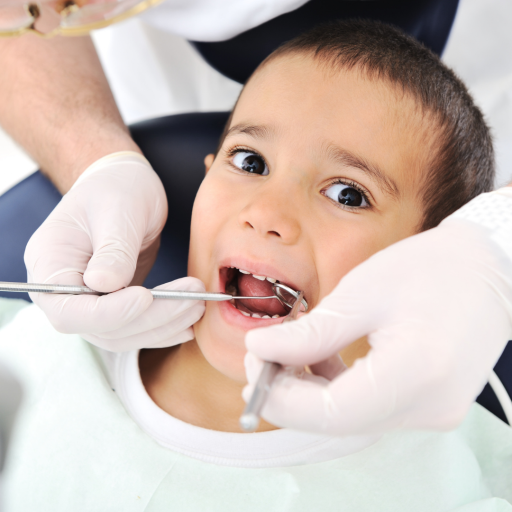 Dítě u zubního lékaře 